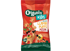 Organix Biologische Kids Snack Llama Puffs Pizza 4x12g