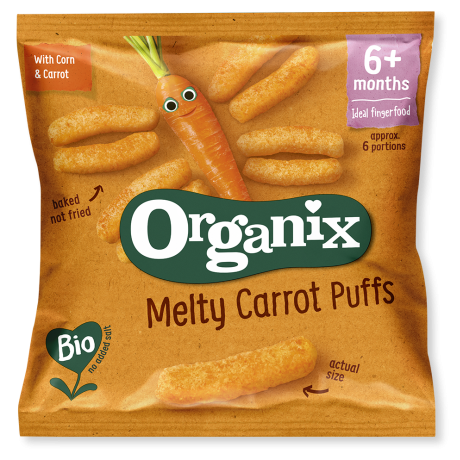 Hero Organix Melty Carrot Puffs