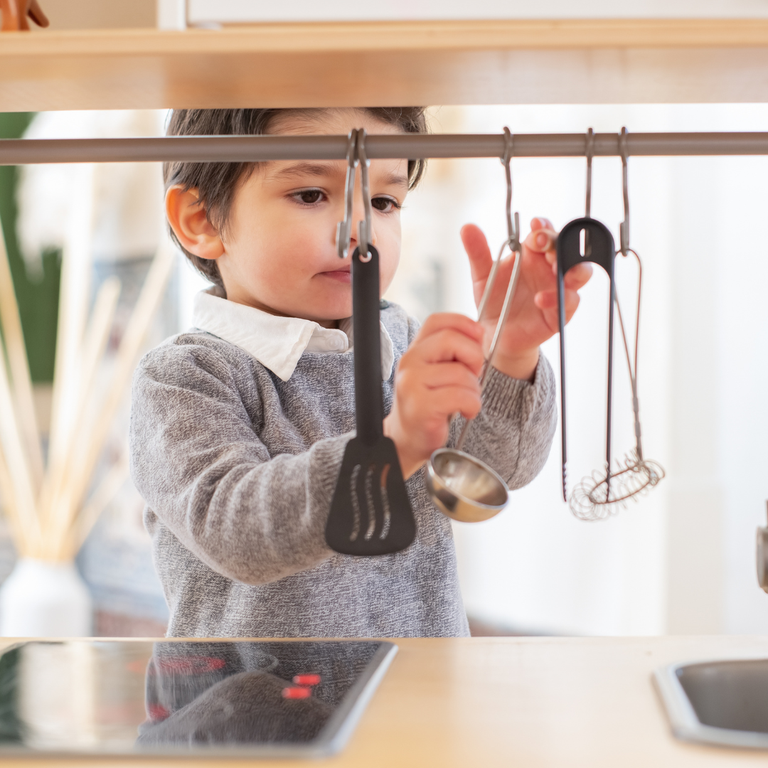 peuter keuken spelen leren